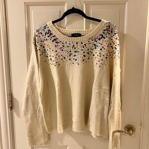 Lea & Viola Sequin Confetti sweater